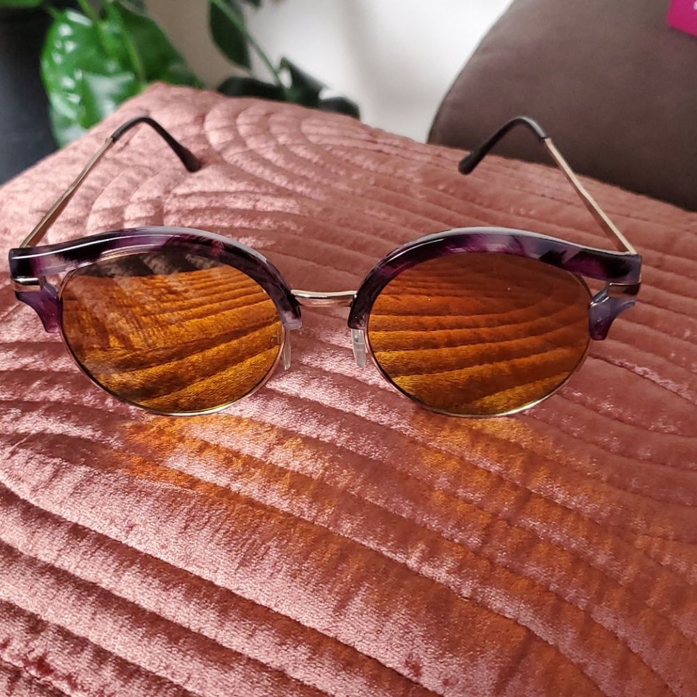 Marble purple sunglasses